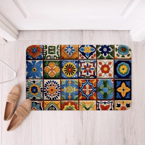 Erosebridal Exotic Bohemian Bath Rug Set