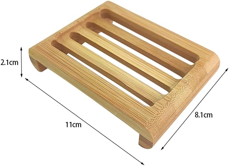 HUKK Bamboo Soap Dish with Water Drainage