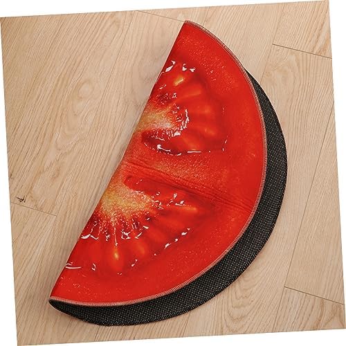 ABOOFAN Round Non-Slip Fruit Design Bath Mat