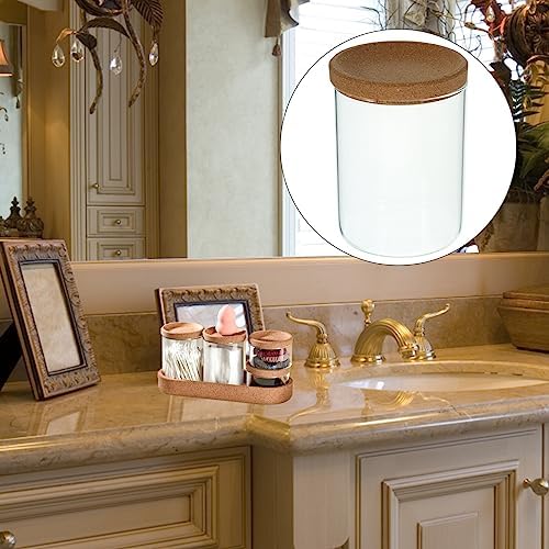 Alipis Cotton Ball Jar Bathroom Organizer with Lids