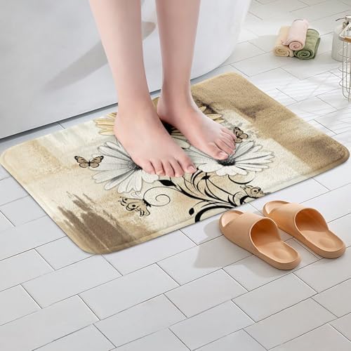 Jejeloiu Rustic Farmhouse Kids Bath Rug 16x24 Inch