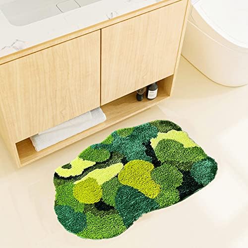 Grass Green Moss Bath Mat 315x236 Non Slip