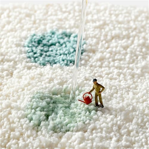 Ankah Black White Checked Bath Rug Non-Slip Thick Shaggy Super Absorbent