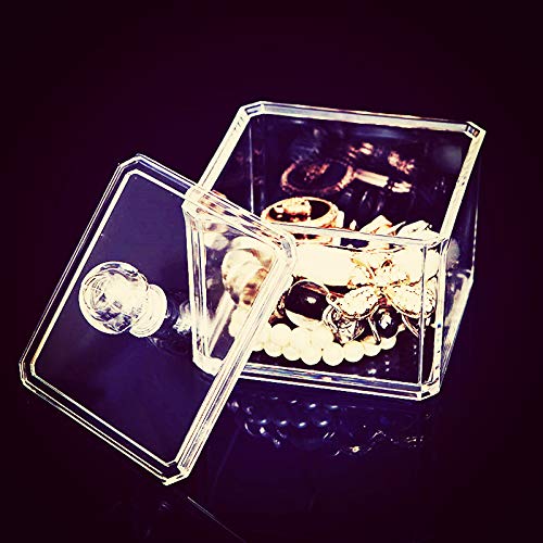 KW Collection Clear Acrylic Swab Holder Organizer
