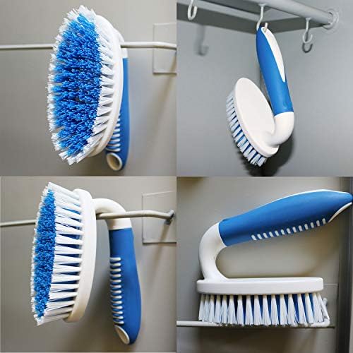 PHYEX 2 Pack Scrub Brushes Stiff Bristles for Multiple Surfaces