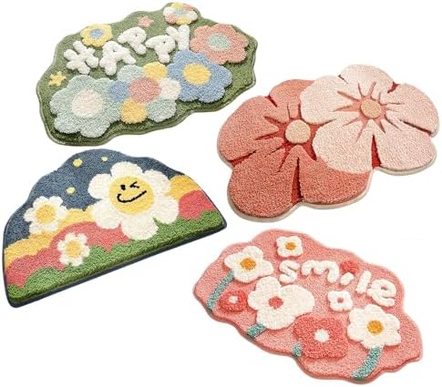 Soft Thick Microfiber Bath Mat with Non Slip Design