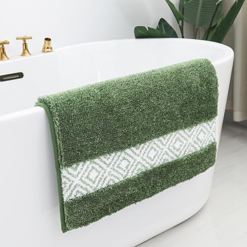 BEQHAUSE 20x32 Bath Rug Non-Slip Absorbent