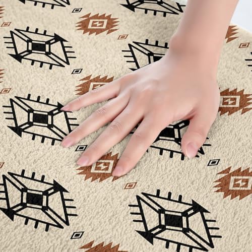 Feelyou Exotic Mexican Bohemian Bath Rug 16x24 Inch