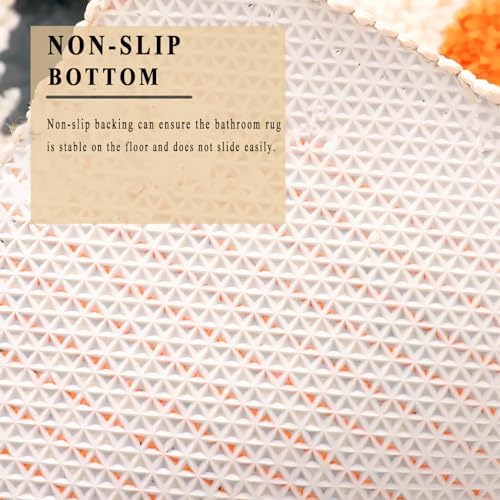 UKELER Cute Green Bath Mat Non-Slip Absorbent