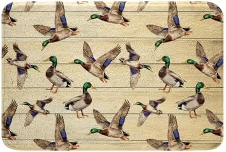 Feelyou Duck Bath Mat 16x24 Farmhouse Decor
