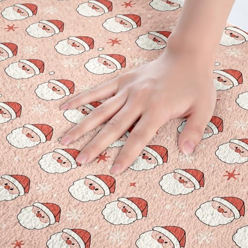 Feelyou Xmas Deer Elk Decor Bath Mat 16x24 Inch