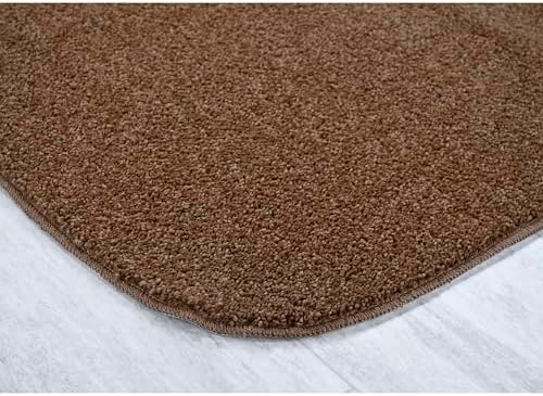 Garland Rug Gramercy Plush Washable Bath Rug Set Cinnamon