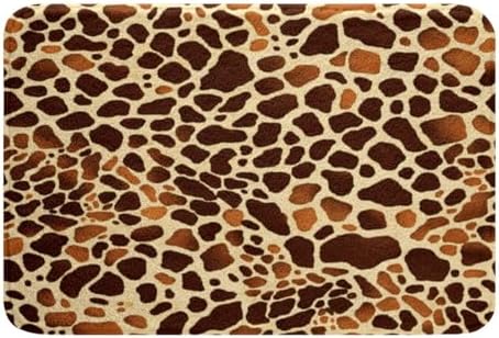 Feelyou 16x24 Inch Giraffe Print Bath Rug