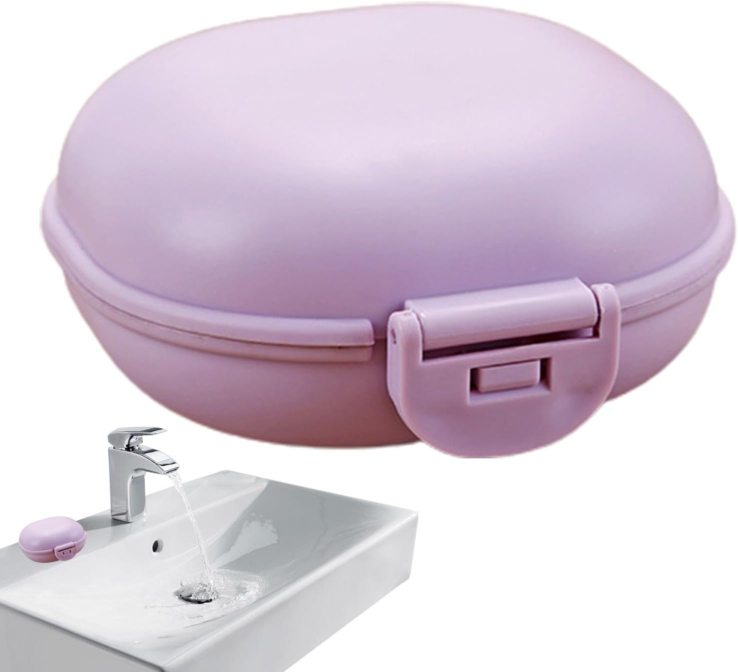 Travel Shampoo Bar Holder - Leak Proof Portable Soap Dish