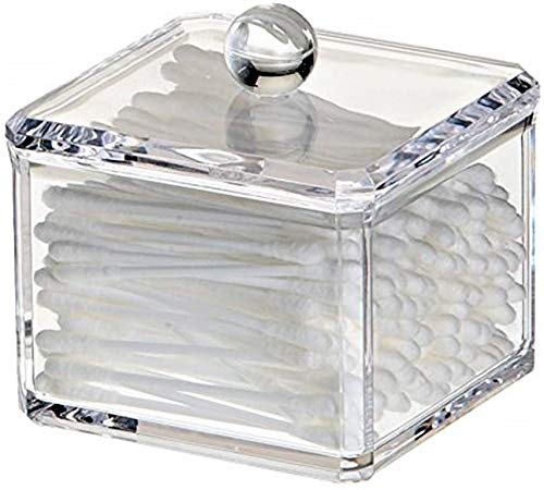 KW Collection Clear Acrylic Swab Holder Organizer