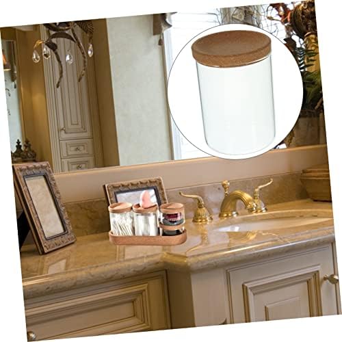 Delicate Bamboo Storage Canister with Clear Lid