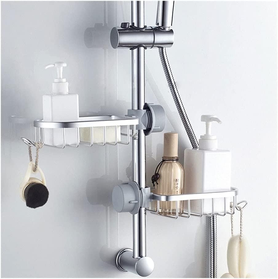 BIENKA 2 Piece Aluminum Corner Shower Caddy Organizer