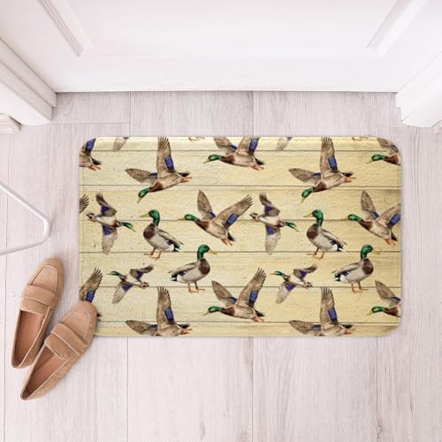 Feelyou Duck Bath Mat 16x24 Farmhouse Decor