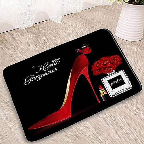 Hello Gorgeous High Heels Bath Mat 157x236 Inch