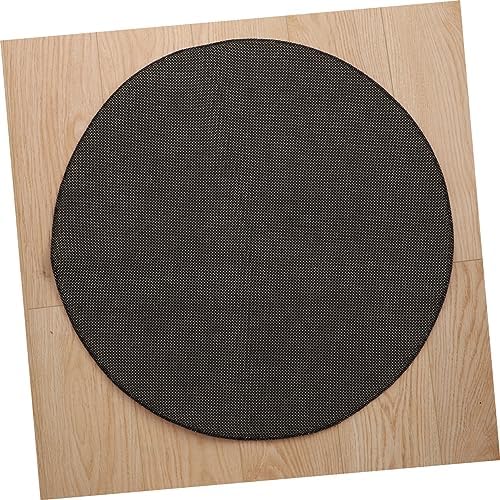 PRETYZOOM Round Non-Slip Bath Rug with Fruit Pattern