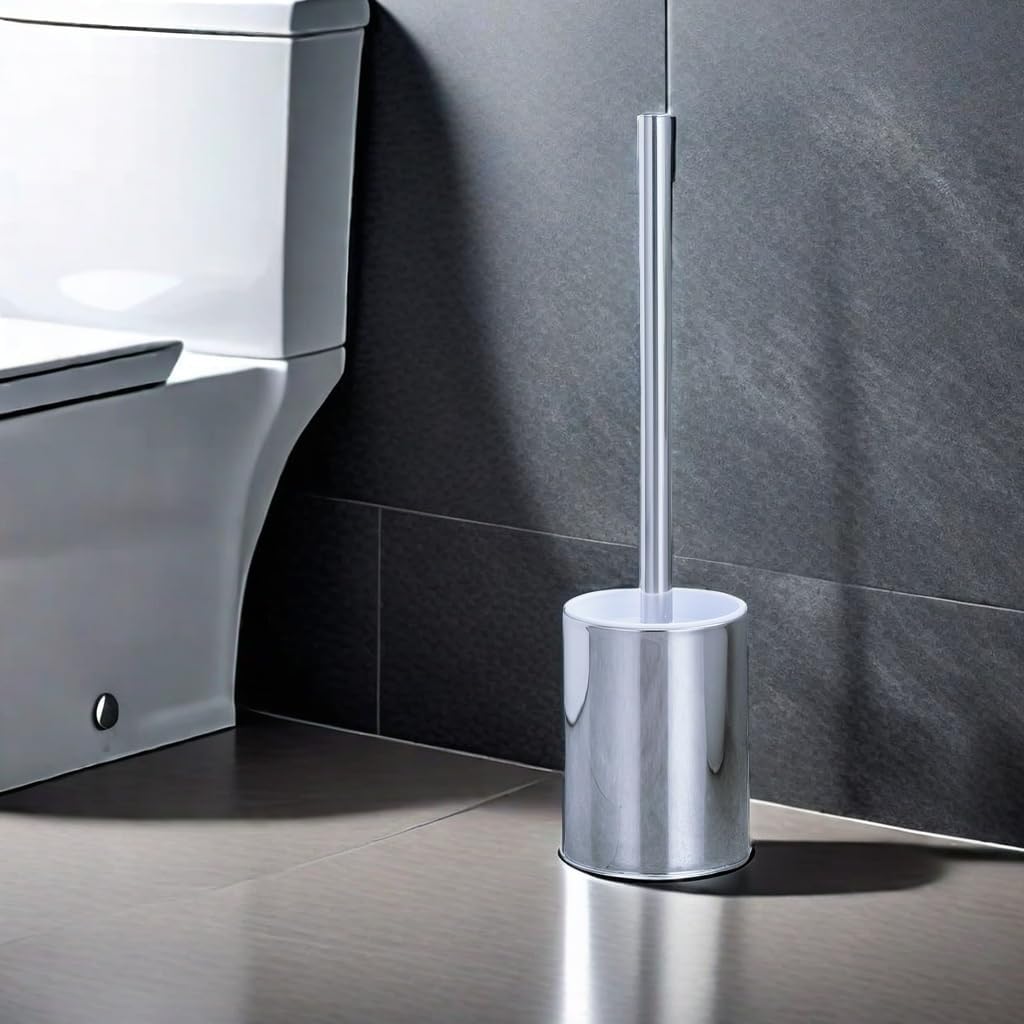 DJLEE Toilet Brush Set 2 Packs with Holder Stainless Steel
