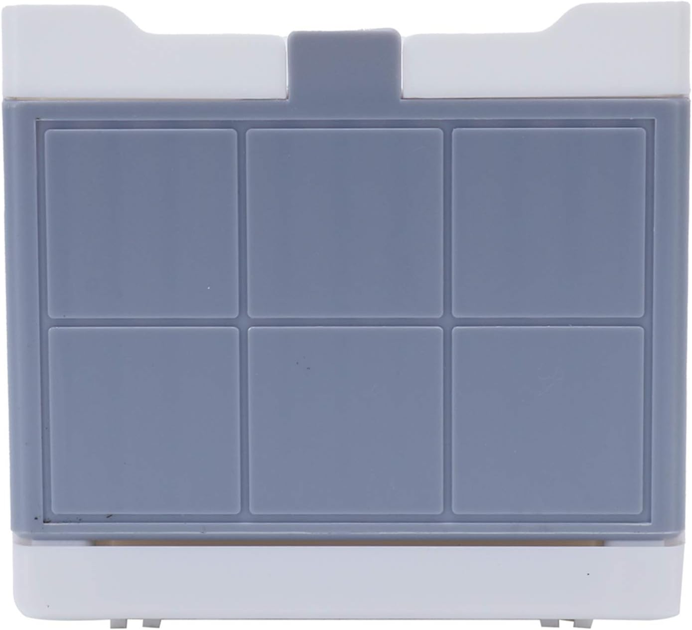 Fafeicy Gray Single Grid Shower Caddy with Drain Drawer and Hooks