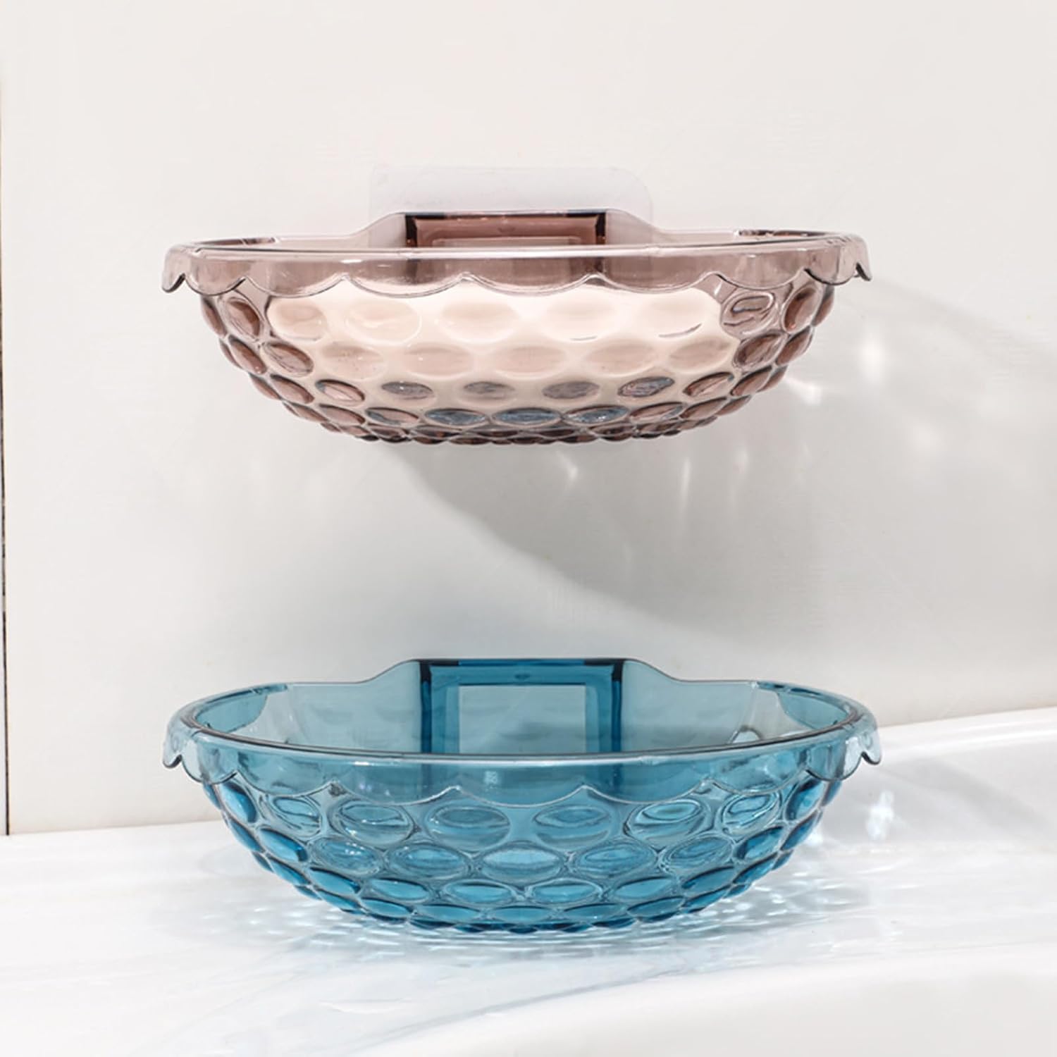 ZEPFJHE Wall Mounted Soap Dish Drain Holder