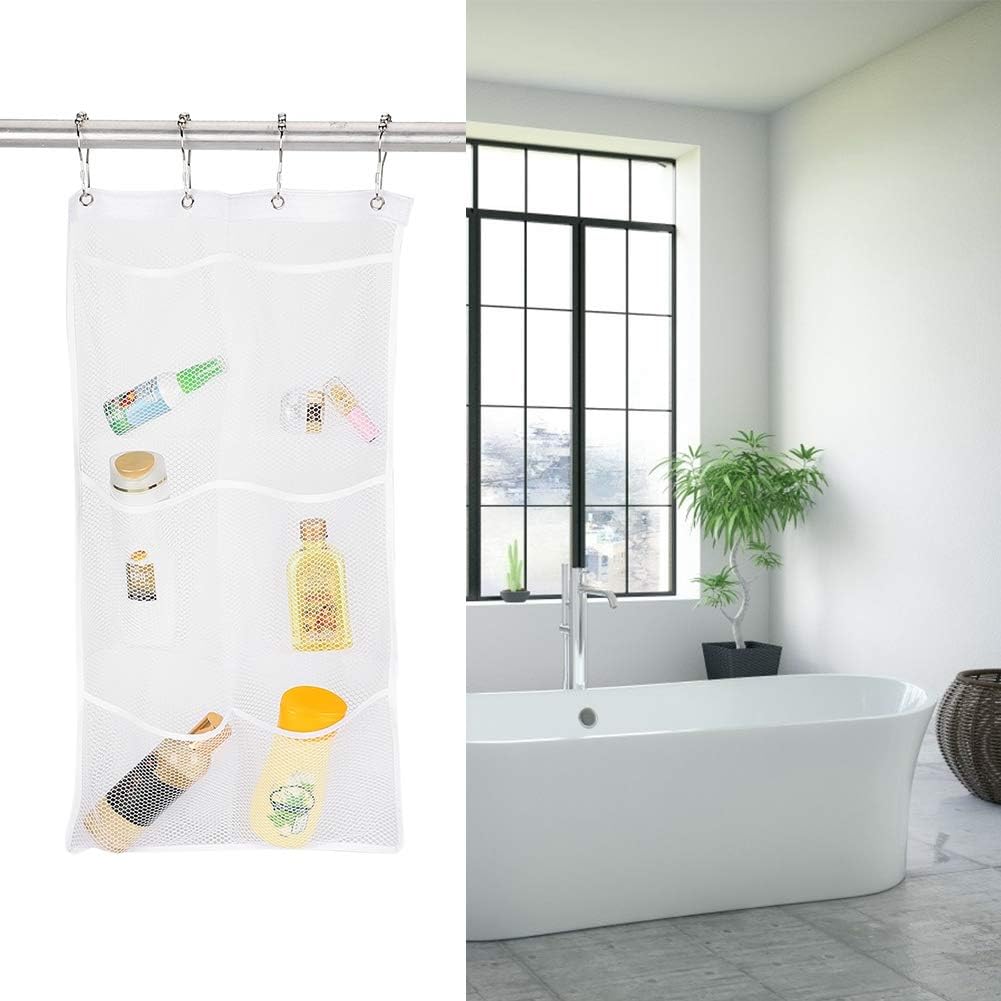 6 Pockets Shower Caddy with Quick Drying Mesh