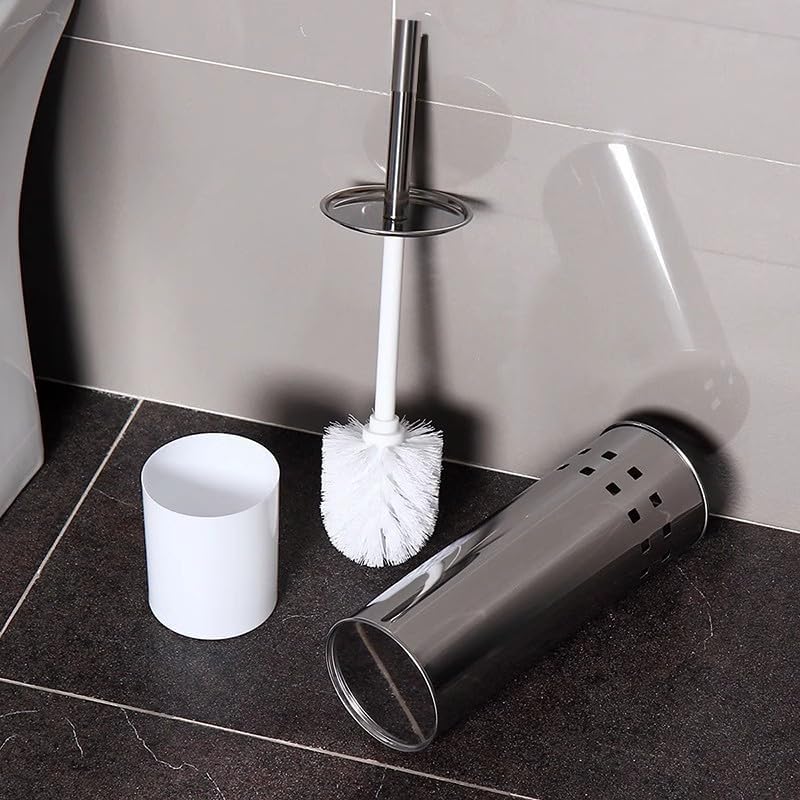 Kuuleyn Toilet Brush and Vented Holder Set