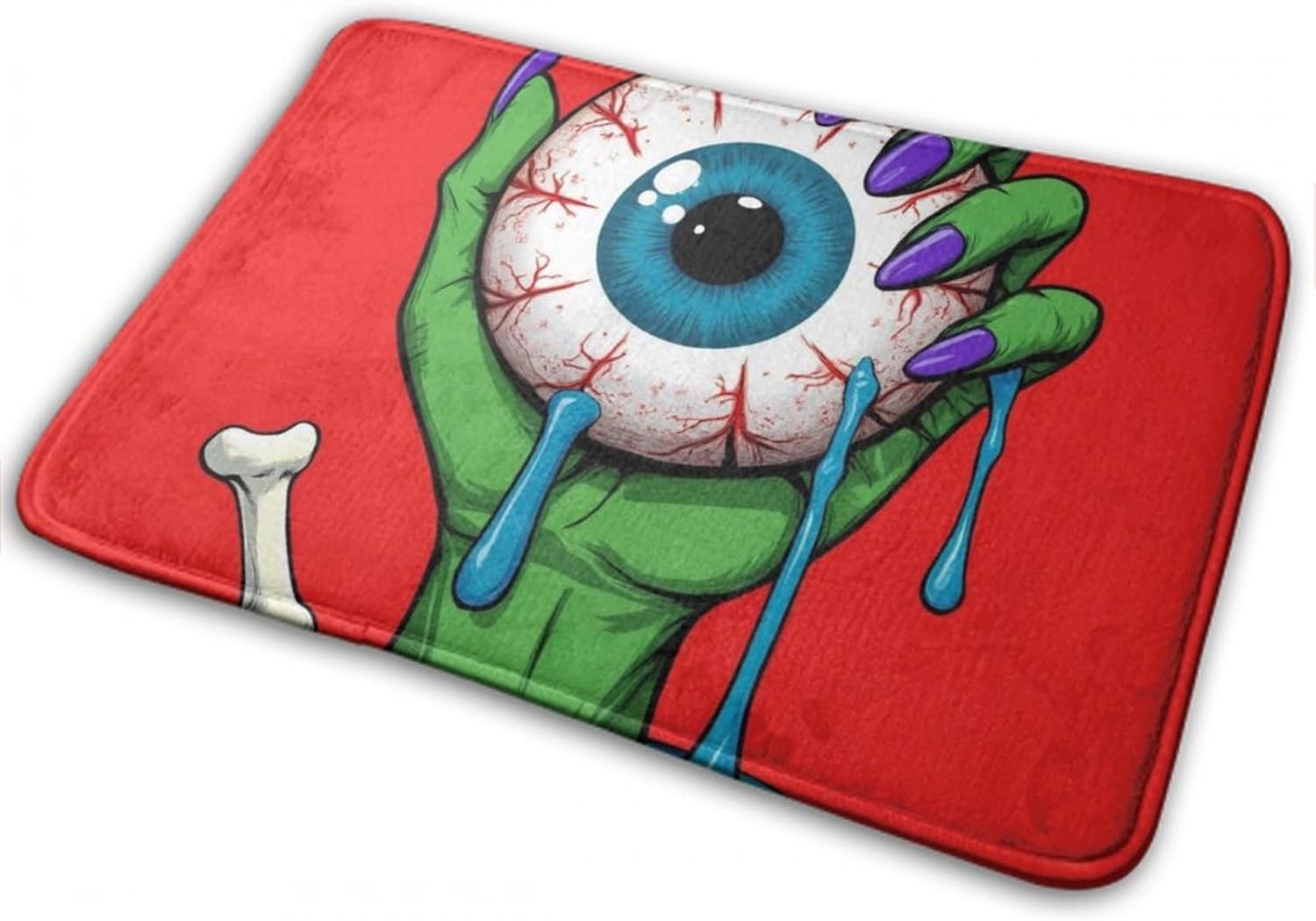 BoomDragon Abstract Zombie Eyeball Bath Rug
