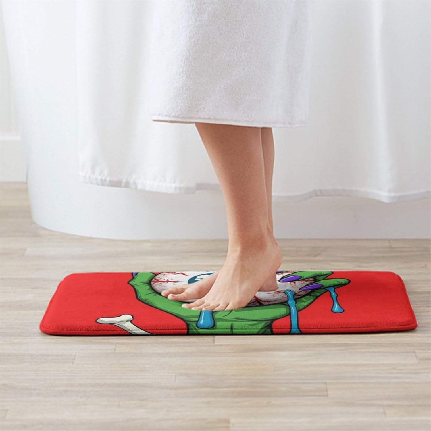 BoomDragon Abstract Zombie Eyeball Bath Rug