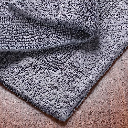 Savi Home 17x24 Charcoal Grey Bath Rug