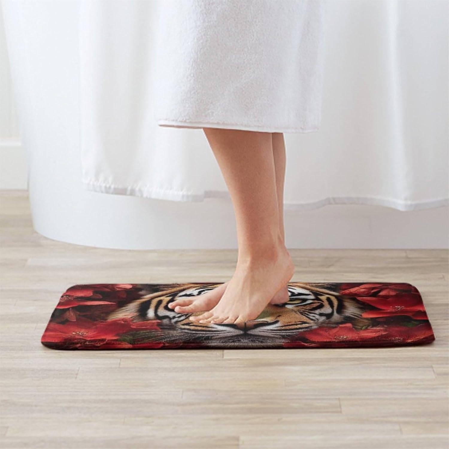 BoomDragon Anti-Slip Memory Foam Bath Mat - 16x24 Inch