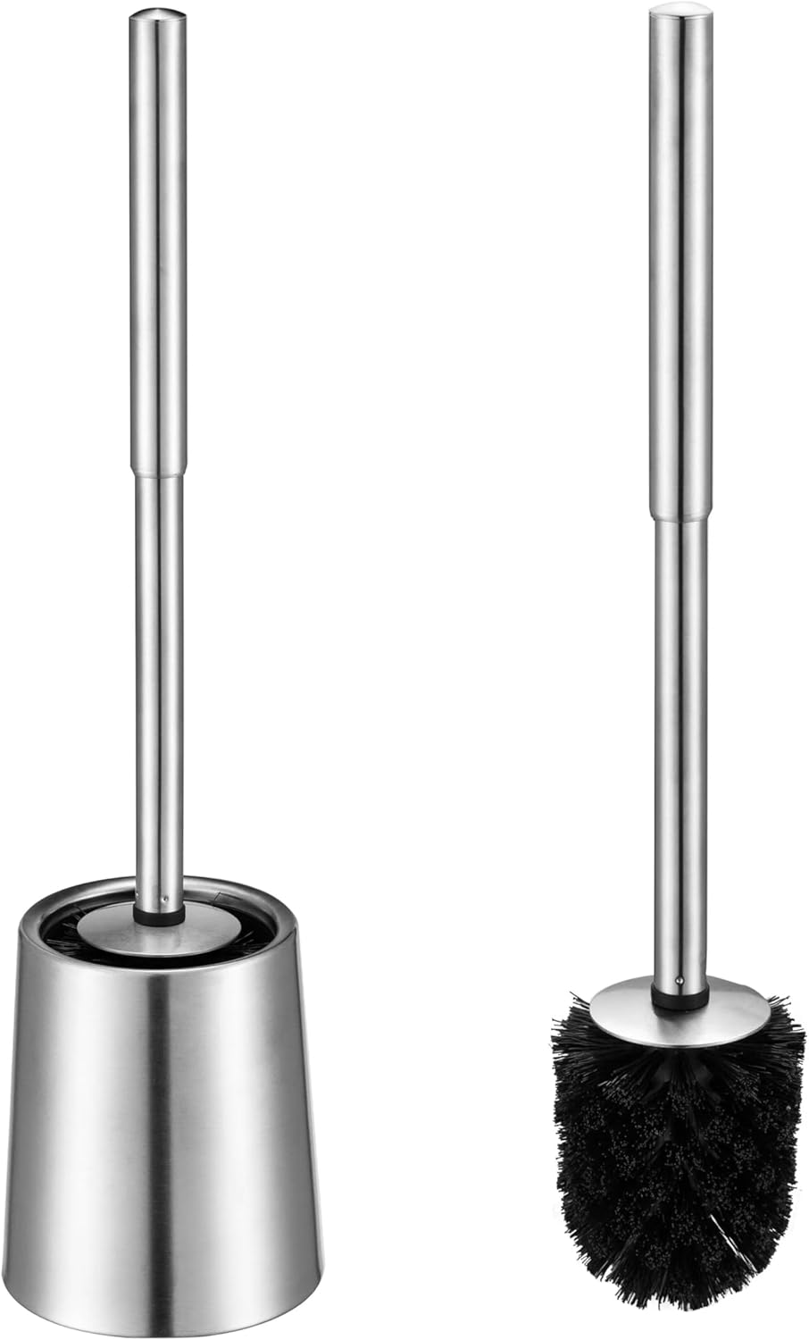 Brushed 304 Stainless Steel Toilet Brush Set with Holder