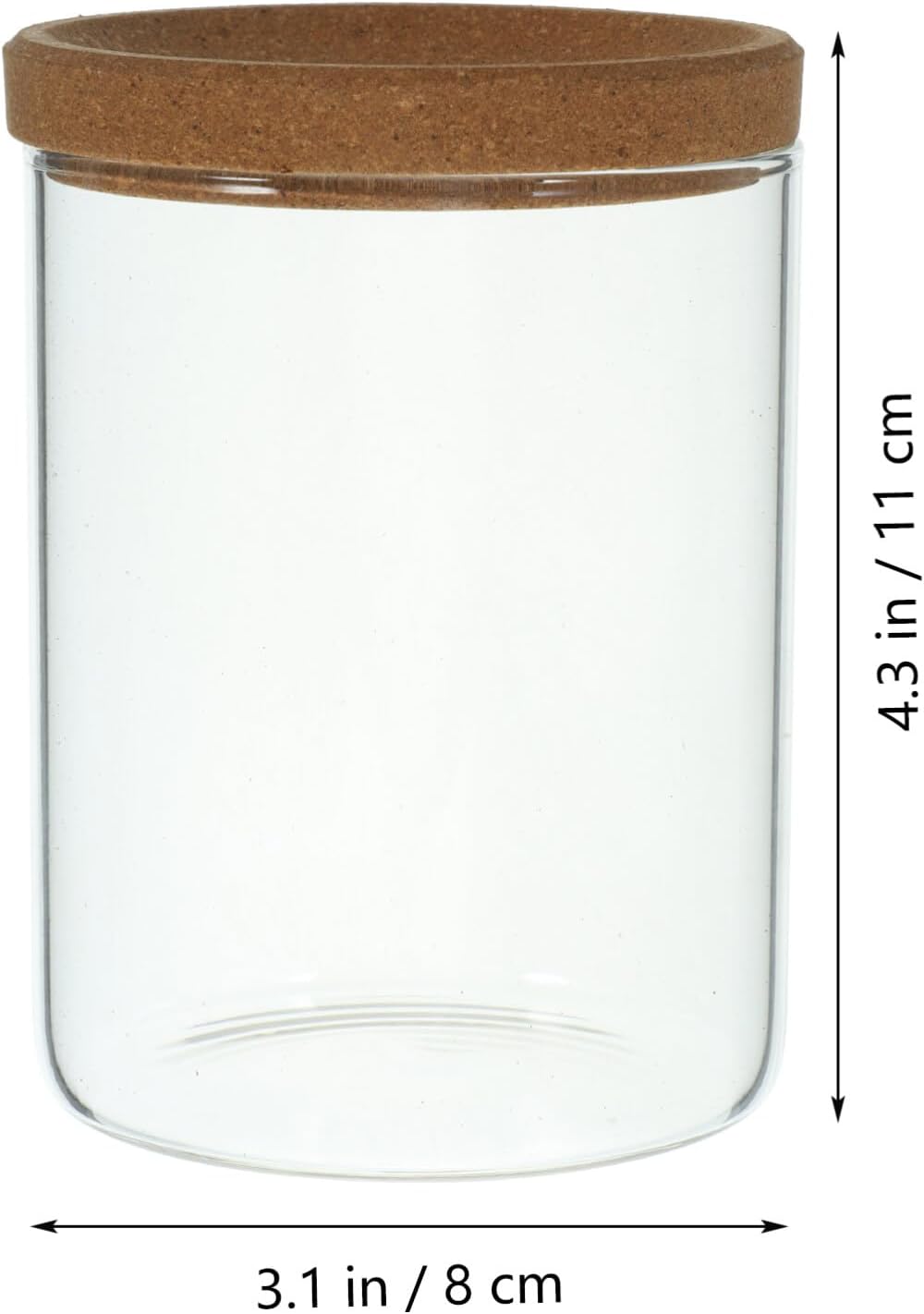 Alipis Cotton Ball Jar Bathroom Organizer with Lids