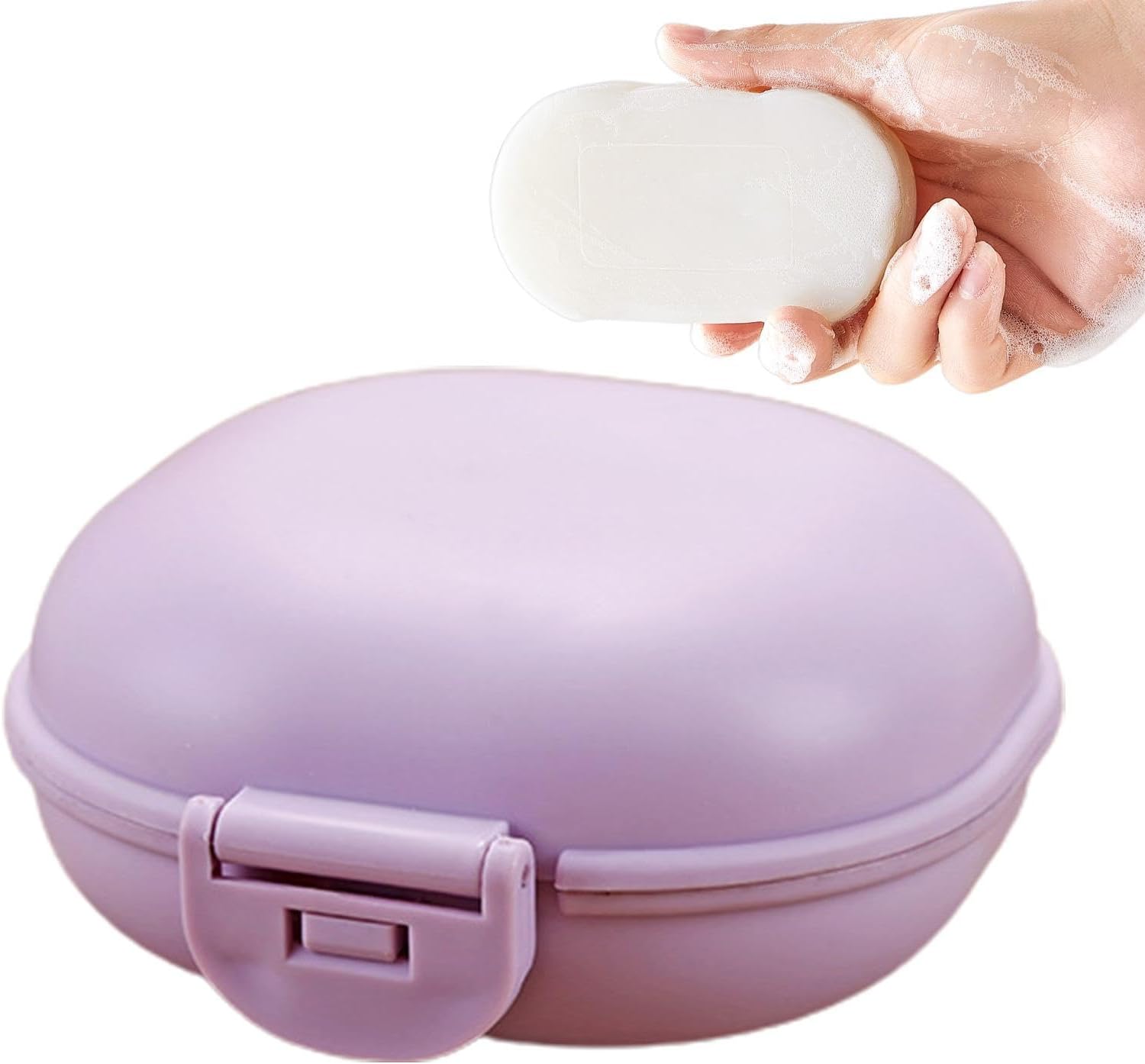 Travel Shampoo Bar Holder - Leak Proof Portable Soap Dish
