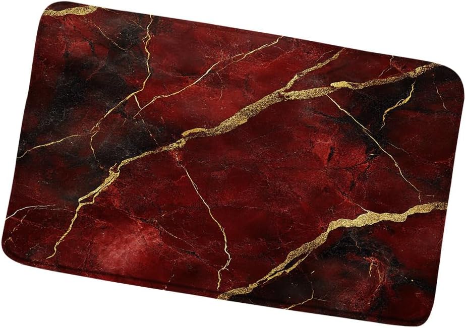 Luxurious Marble Bath Mat 16x24 Inch