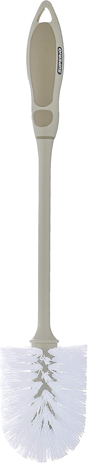 Superio Toilet Brush - Heavy Duty Cleaning Tool with Hook