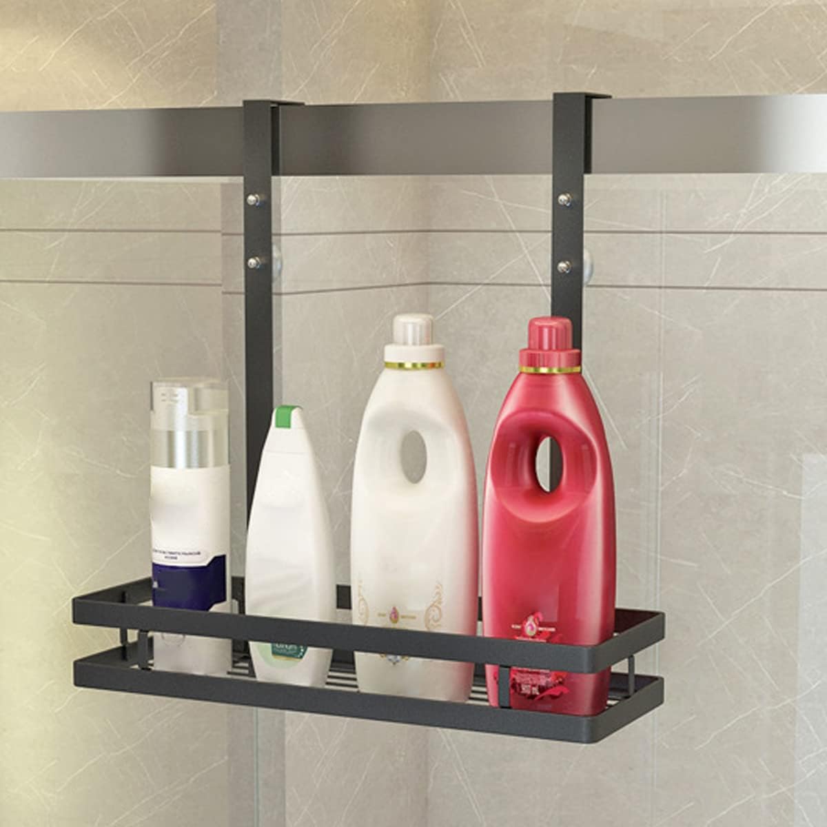 Abizarch Shower Caddy with Hooks and Suction Cups