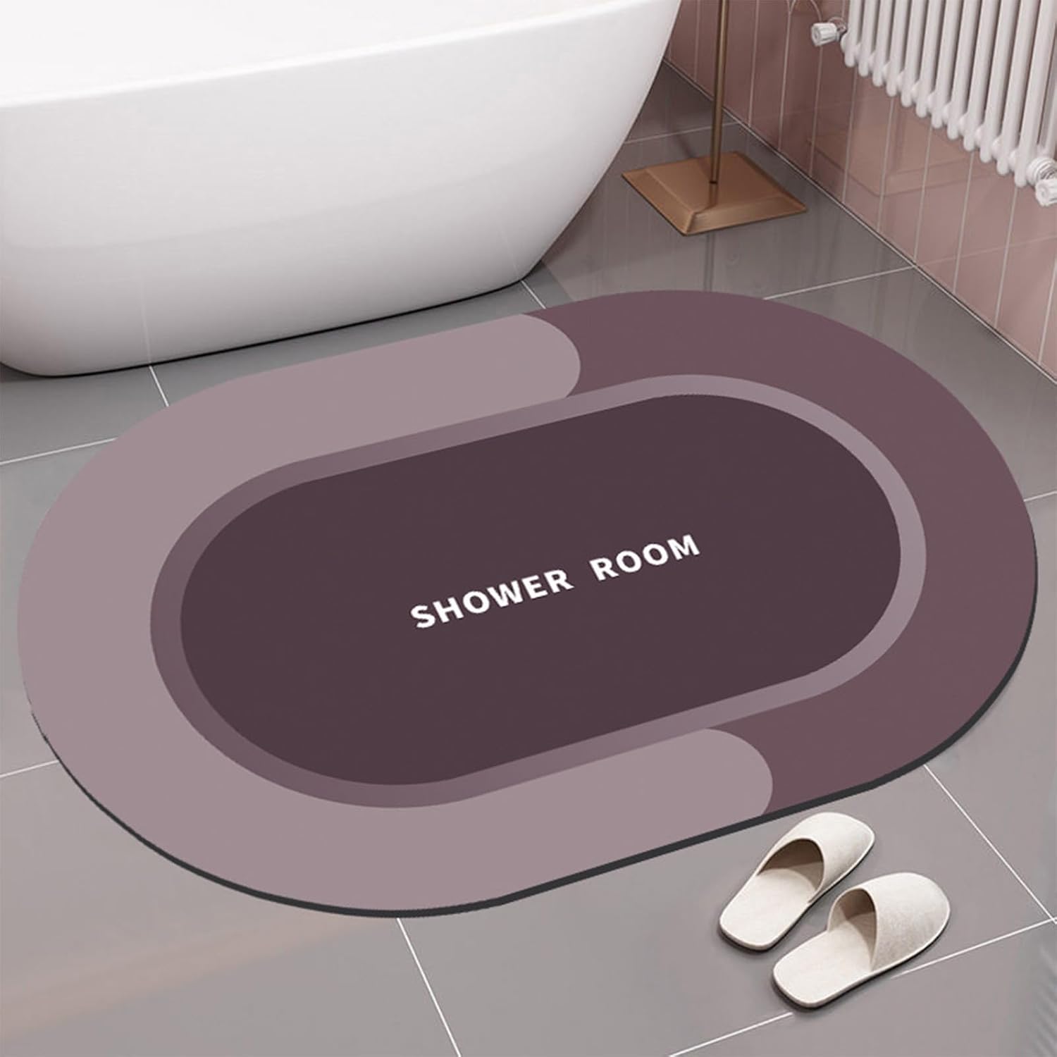 Lovskoo Fast Drying Nonslip Bath Mat