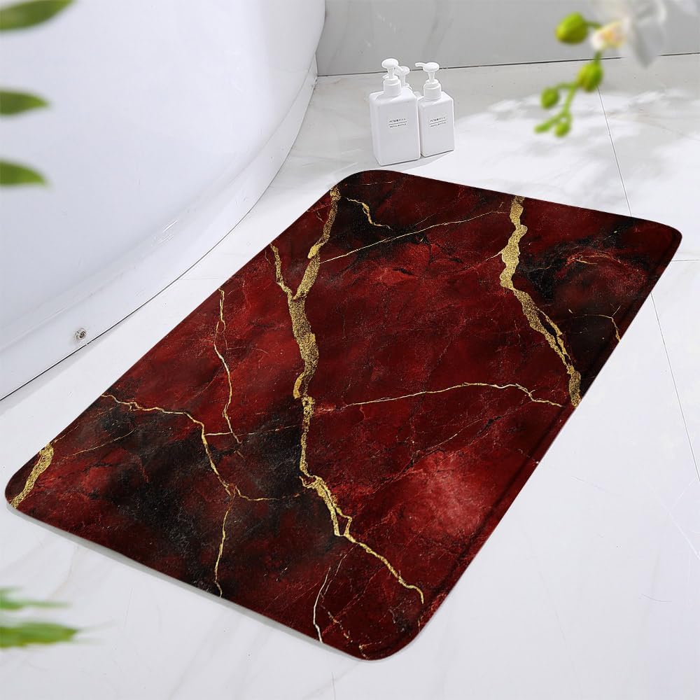 Luxurious Marble Bath Mat 16x24 Inch
