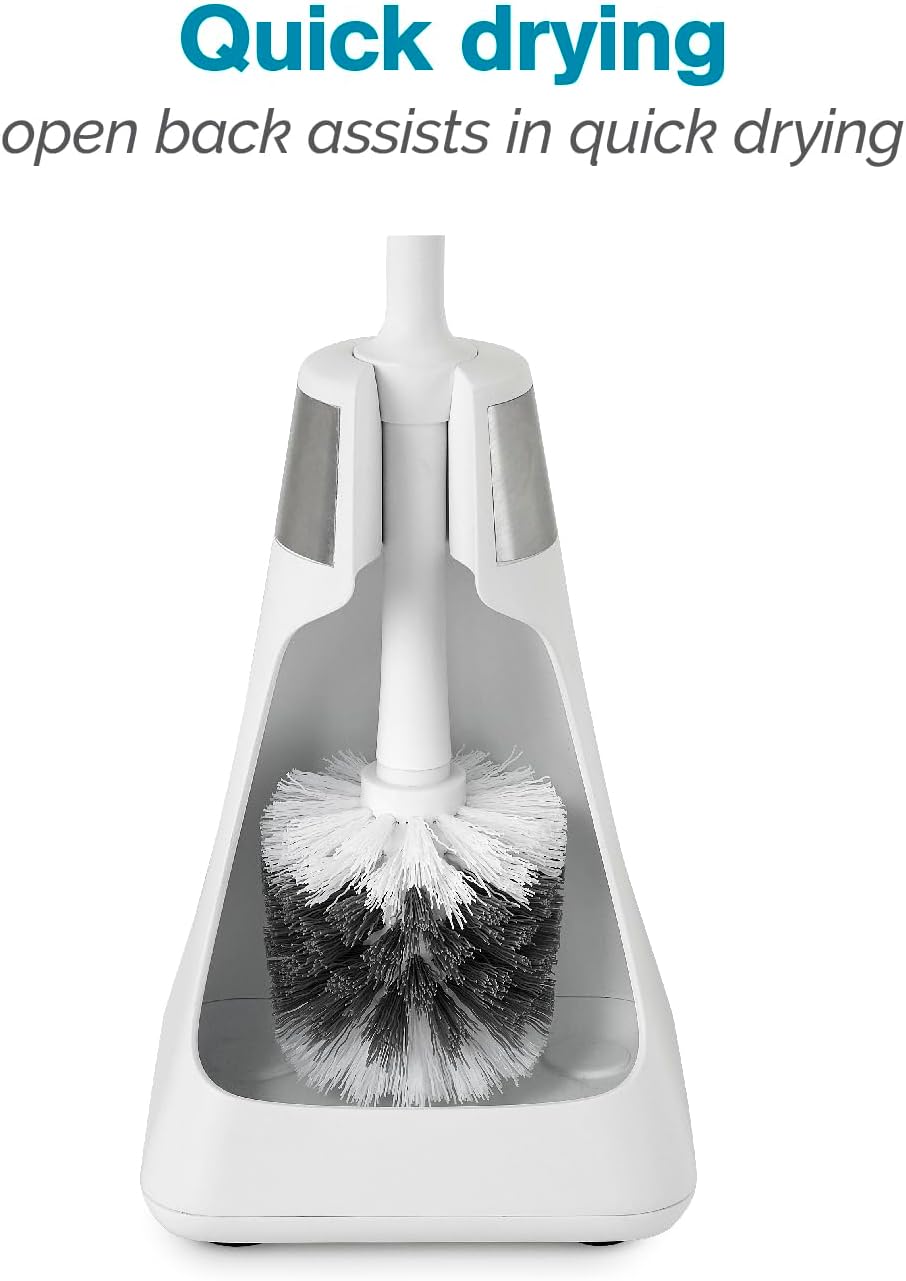 Polder Avant Toilet Brush Caddy with Twist-Remove Head