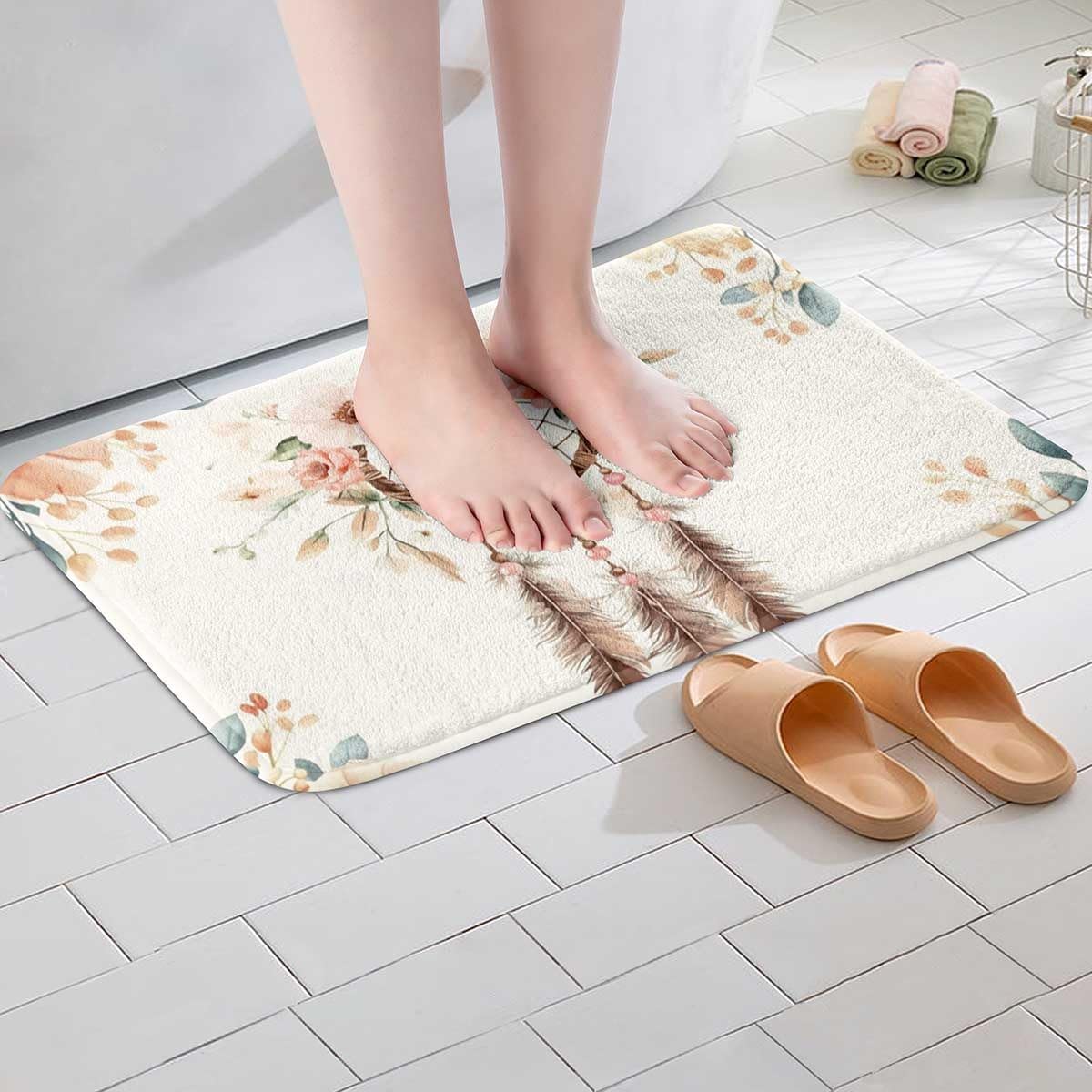Feelyou Kids Dreamcatcher Bath Mat 16x24