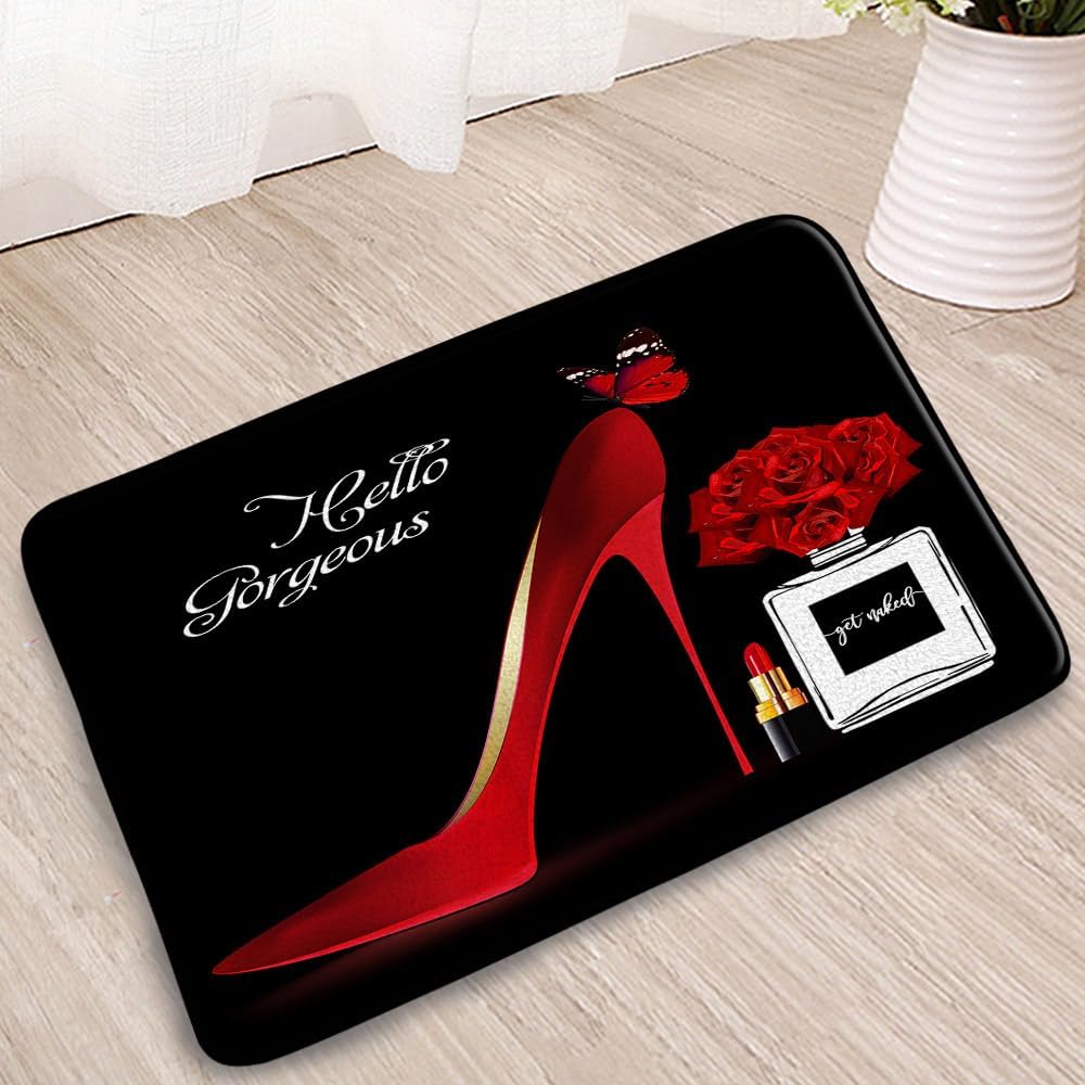 Hello Gorgeous High Heels Bath Mat 157x236 Inch