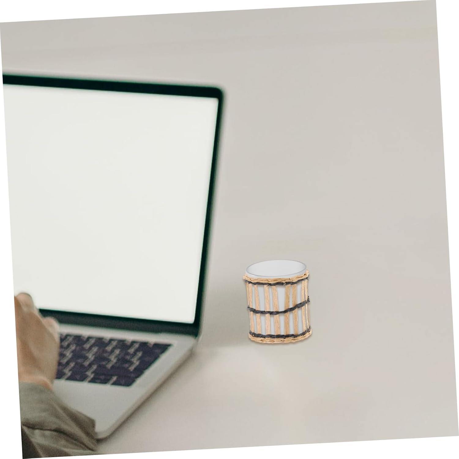 NAMOARLY Glass Cup Covers for Elegant Beverage Holders