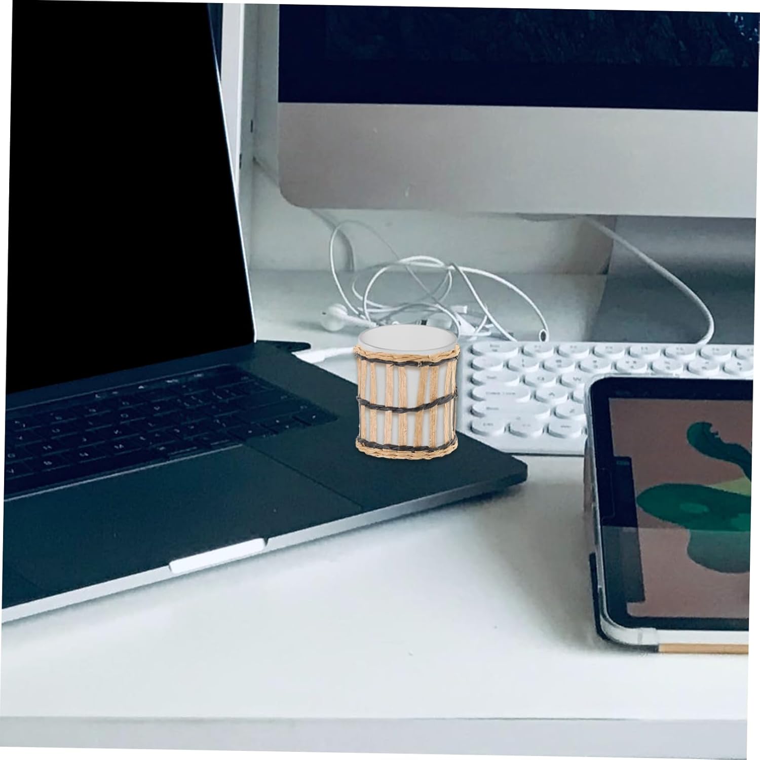 NAMOARLY Glass Cup Covers for Elegant Beverage Holders