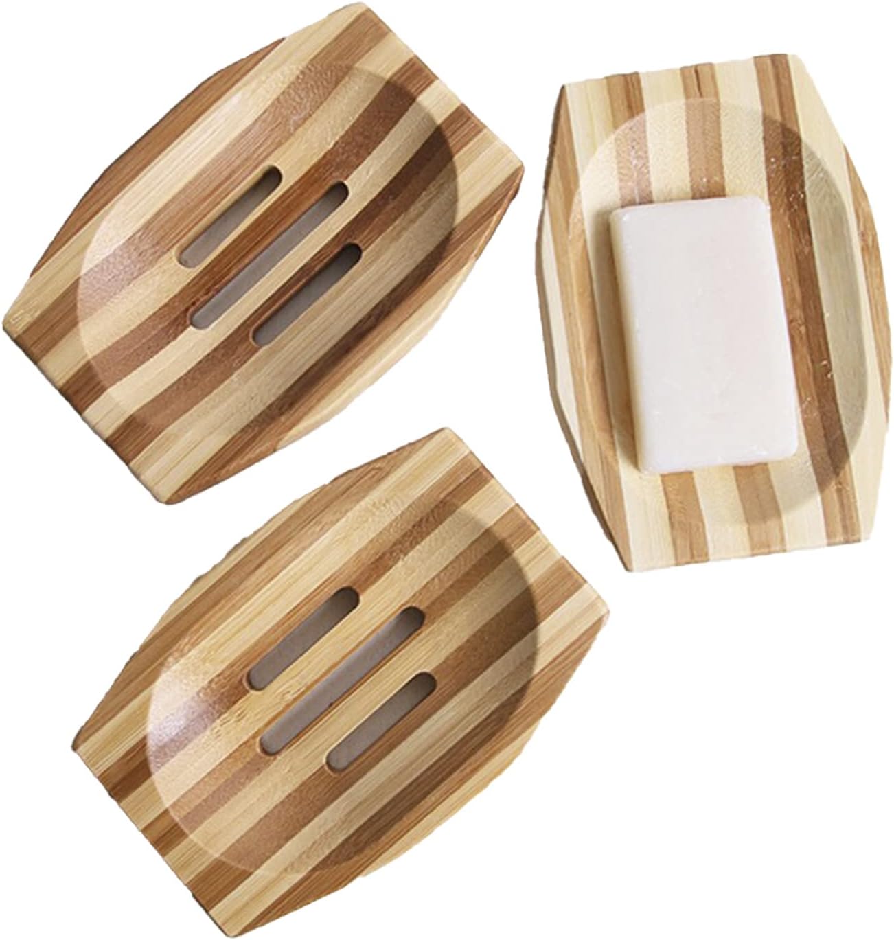 Worldfront Bamboo Soap Dish for Shower Wall