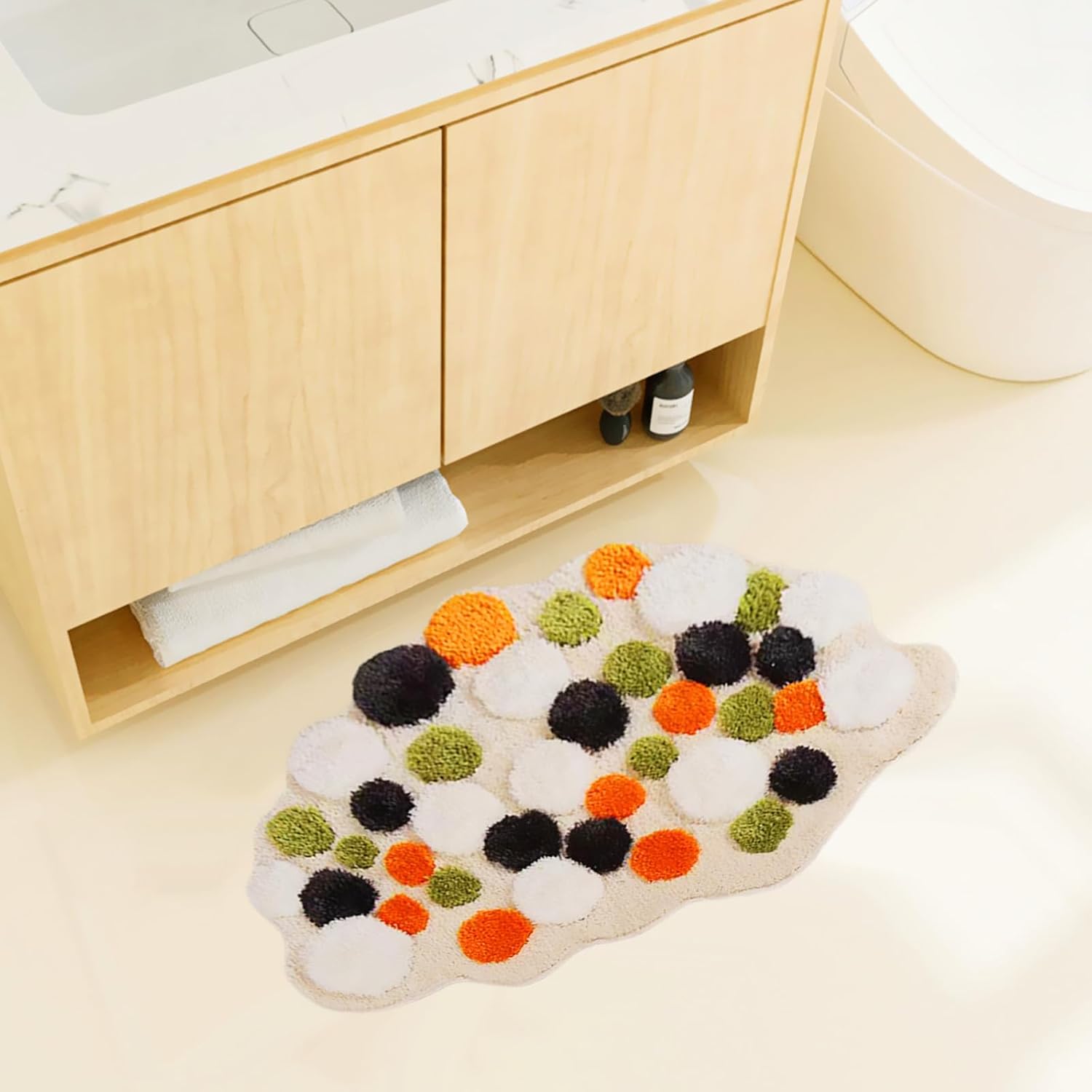 UKELER 3D Moss Bath Rug Decor 315x197