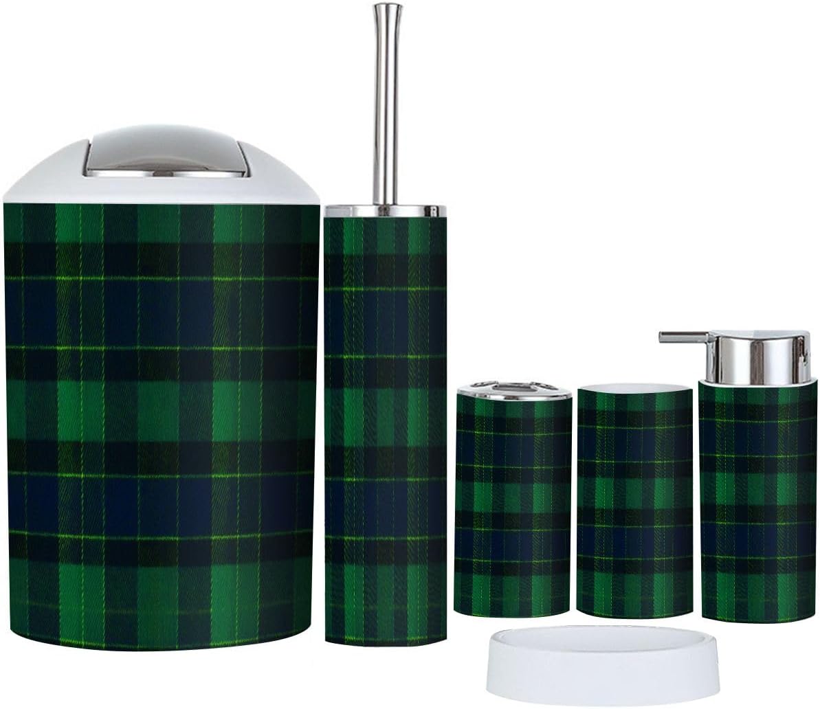 Boho Bathroom Accessory Set 6 Piece 1