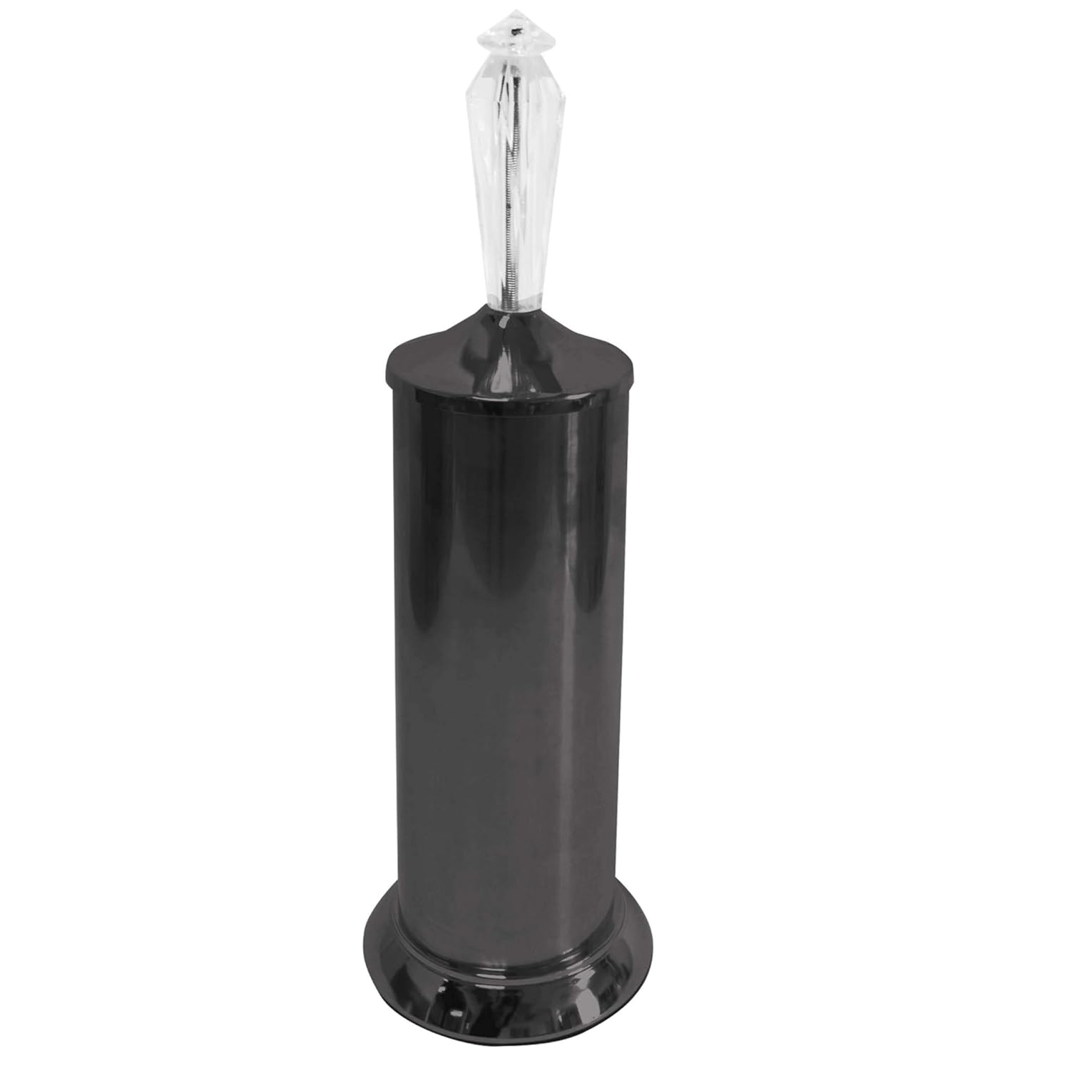 Splash Home Adora Toilet Brush with Holder - Matte Black